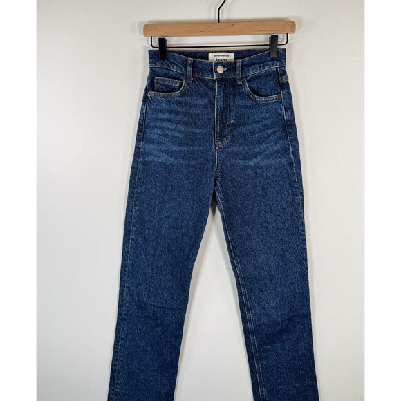 Reformation Womens Jeans Blue Huntington Denim Liza High Rise Straight Size 24 - Picture 5 of 10
